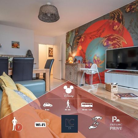 *Disneyland-Paris* 7Pers, Wifi, Parking, Netflix モンテヴラン エクステリア 写真